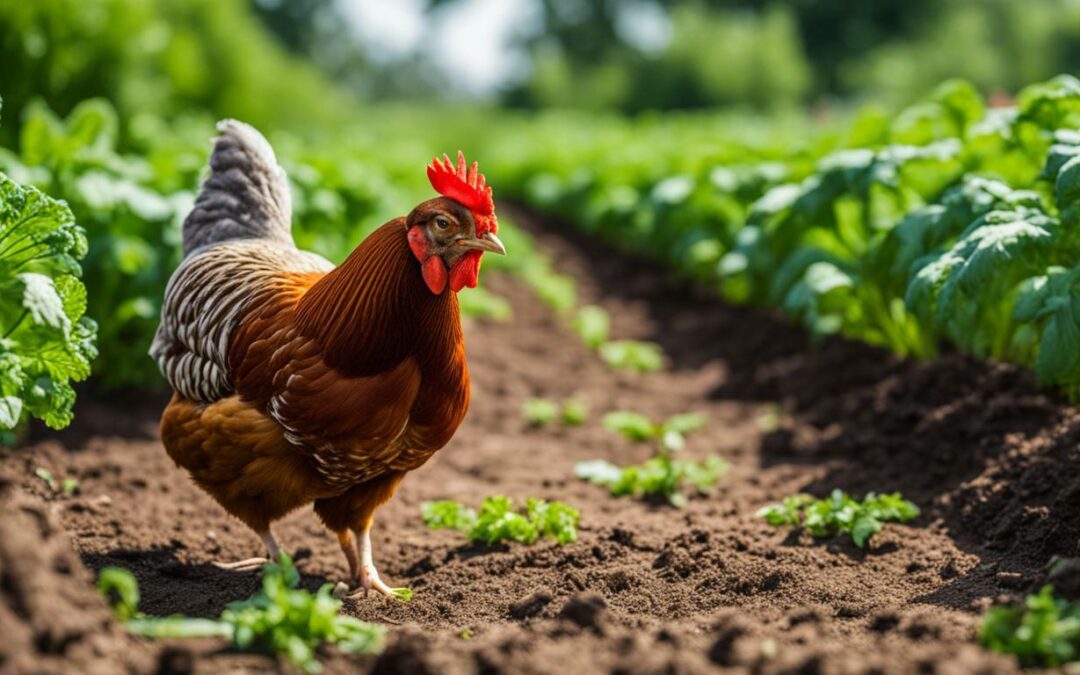 can chickens have carrot tops