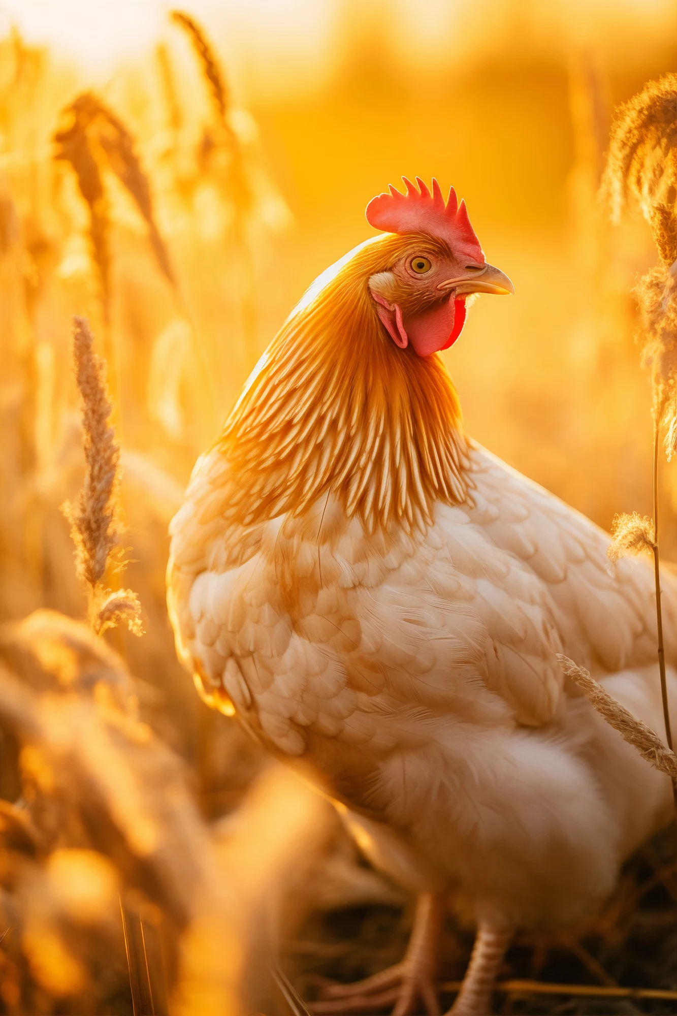 close-up-beautiful-chicken