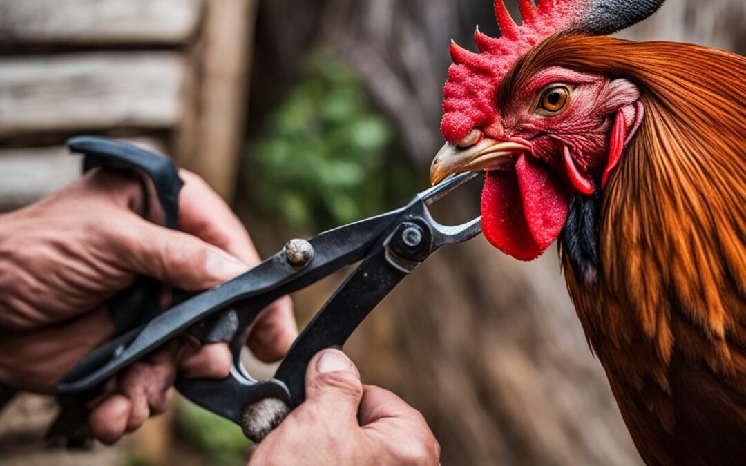 How to Trim Rooster Spurs